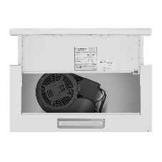 Вытяжка телескопическая Maunfeld Clyde 50 белое стекло, 46 см, 600 куб. м/ч, 56