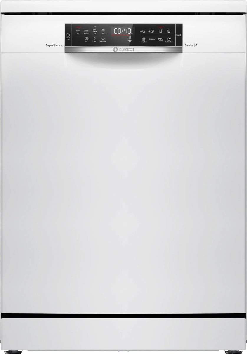 Посудомоечная машина Bosch Serie 6 SMS6ZCW37Q, белый, 60 см, 14 компл., 42 дБ, класс A+++