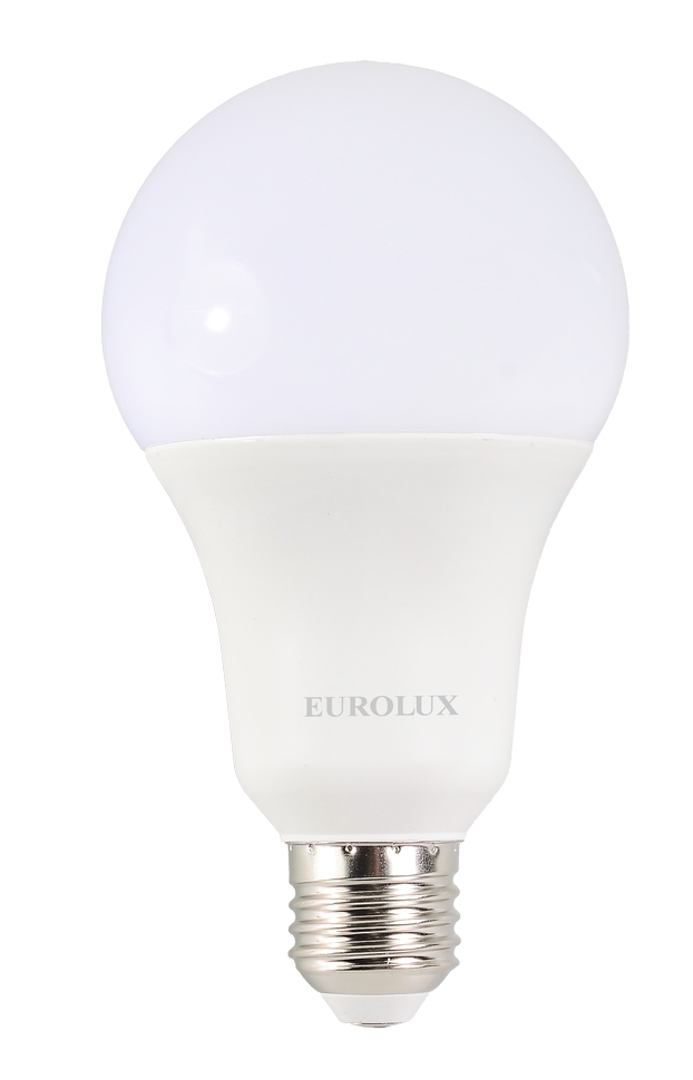 Лампа светодиодная EUROLUX LL-E-A80-25W-230-6K-E27 груша