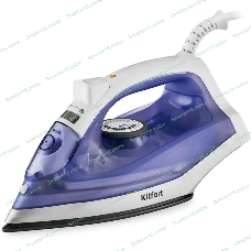 Утюг Kitfort KT-2603 1300 Вт белый/фиолетовый