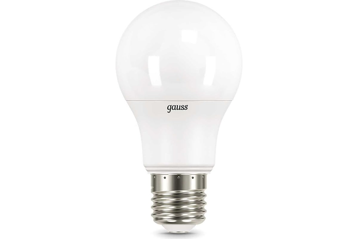 Лампа светодиодная Gauss Led A60-dim E27 11Вт 3000К диммируемая