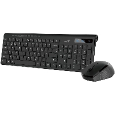 Комплект клавиатура+мышь Genius SlimStar 8230 беспроводной, USB + Bluetooth, 1000 DPI, чёрный