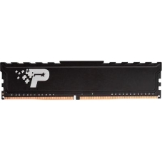 Оперативная память Patriot Signature Premium, DDR4, 16GB (1x16GB), 3200 MHz, CL22, с радиатором, чёрный