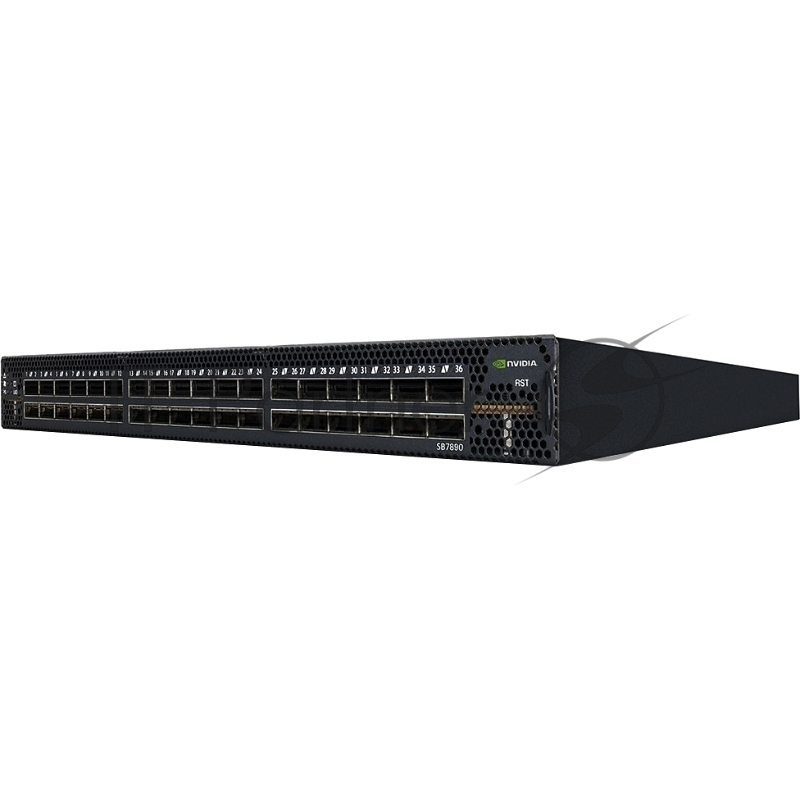 Коммутатор Mellanox MSB7890-ES2F, 36×100 Гбит/с QSFP28, неуправляемый