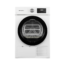 Сушильная машина Kuppersberg DM 593 W, High-Tech, загрузка 8 кг, 15 программ, тепловой насос, электронное кнопочное управление, корзина для сушки, блокировка от детей, энергоэффективность А++, белый
