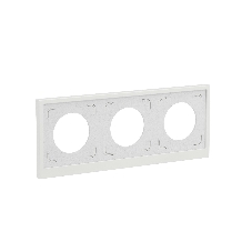 Рамка 3 поста IP44, KANT, белый песок