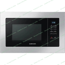 Микроволновая печь встраиваемая Samsung MS20A7013AT/BW нержавеющая сталь/черный, 20 л, 850 Вт, переключатели - кнопки