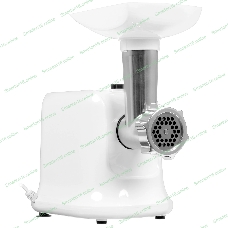 Мясорубка электрическая OLTO HM-080 белый, 1800 Вт, 1.5 кг/мин, реверс, защита от перегрузки, насадки - 4