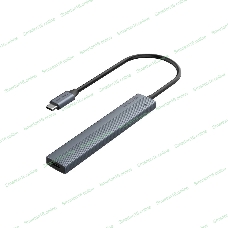 USB-концентратор Vention OTG USB 3.2 Gen 2 Type-C на 4 USB порта + USB-C PD Серый - 0.15м.