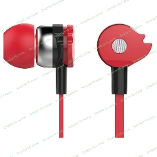Проводные наушники Oklick HP-S-210 красный, внутриканальные, Jack 3.5 мм