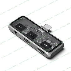 USB-концентратор Satechi Mobile XR Hub with Audio (2х USB Type-C, Mini jack), до 100 Вт, Серый Док-станция ST-HXRAJM