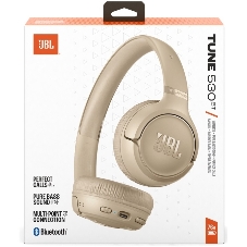 Беспроводные наушники JBL Tune 530BT бежевый, накладные, Bluetooth, складная конструкция