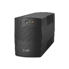 Источник бесперебойного питания CBR UPS-TWP-101EJ-650 / 650ВА / 390Вт, Schuko CEE 7 x2 outlets, USB Type-B, RJ11/45