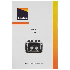 Тостер TESLER TT-445 зеленый, 1500 Вт, 4 слота