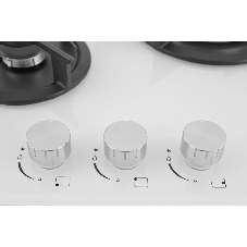 Варочная панель газ ZUGEL ZGH452W, белая