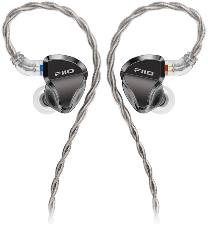 Гарнитура внутриканальные Fiio JH5 0.78м черный проводные крепление за ухом (80003493)
