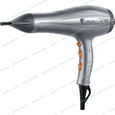 Фен LEONORD LE-1209PRO серебристый/оранжевый, 2300 Вт, ионизация