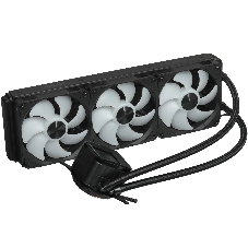 Жидкостная система охлаждения ASUS PRIME LC 360 ARGB LCD черный, алюминий/медь, 2500 об/мин, 36.5 дБ, 4 pin