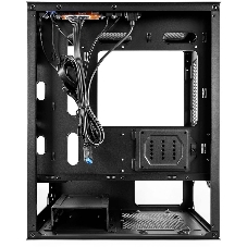 Компьютерный корпус 1STPLAYER TRILOBITE T3 черный mATX, TG 4x 120мм LED fans inc. T3-BK-4F1