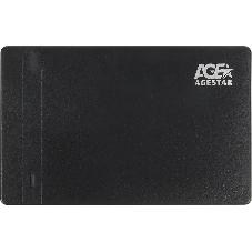 Внешний корпус для HDD AgeStar 3UB2P3 SATA III пластик черный 2.5