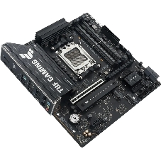Материнская плата ASUS TUF GAMING B850M-E WIFI, AM5, AMD B850, 4xDDR5, 4xSATA, 3xM.2, 1xPCIe 5.0 x16, 1xPCIe 3.0 x1, 1xHDMI, 2xDP, 1x2.5Gb LAN, Wi-Fi 6E, Bluetooth 5.3, 1xUSB-C 10Gbps, 1xUSB-A 10Gbps, 2xUSB-A 5Gbps, 4xUSB-A 2.0, 3x3.5 мм, 7.1, mATX