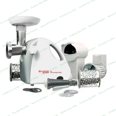 Мясорубка электрическая Белвар КЭМ-П2У-305-02 белый, 1800 Вт, 0.4 кг/мин, реверс, насадки - 9