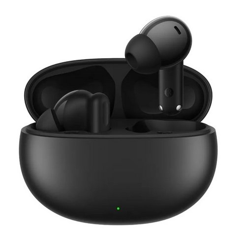 Наушники TWS Realme Buds TechLife черный, внутриканальные, Bluetooth, до 7 ч