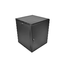 Шкаф телекоммуникационный настенный разборный ЦМО ЭКОНОМ 12U (600 x 520) дверь металл, черный (ШРН-Э-12.500.1-9005)
