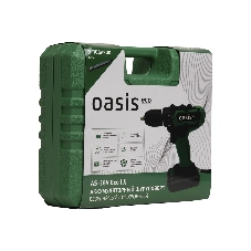 Дрель-шуруповерт Oasis AS-18V Eco (J) 201, 18 В, 1,5 Ач, 30 Нм, щеточный