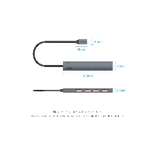USB-концентратор Vention CKHHB, USB Type-C, USB/USB Type-C, USB