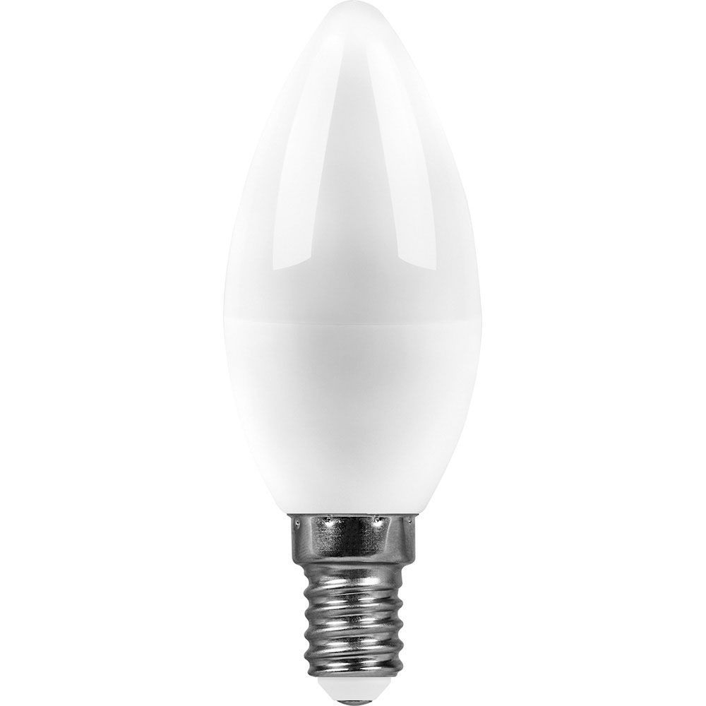 Лампа светодиодная SAFFIT SBC3707 (55169) 7Вт E14 дневной матовая свеча