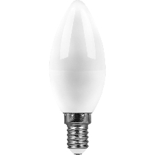 Лампа светодиодная SAFFIT SBC3707 (55169) 7Вт E14 дневной матовая свеча