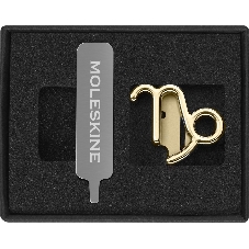 Шильд-символ Moleskine Zodiac Козерог, металл, золотистый, коробка с европодвесом, PINCAPRICORNGOLD