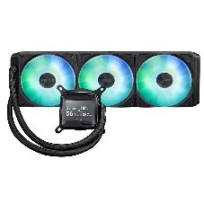 Жидкостная система охлаждения ASUS PRIME LC 360 ARGB LCD черный, алюминий/медь, 2500 об/мин, 36.5 дБ, 4 pin