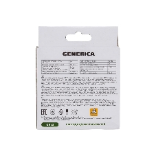 Лампа светодиодная GENERICA LL-T80-10-230-40-GX53-G T80 10Вт таблетка 4000К GX53 230В