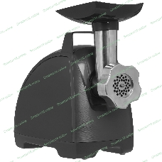 Мясорубка электрическая Moulinex ME682832 черный, 2000 Вт, 2.6 кг/мин, реверс, защита от перегрузки, насадки - 4