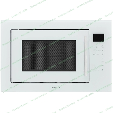 Встраиваемая микроволновая печь Krona RIFLESSO 60 WH V2 белое стекло, 25 л, 900 Вт, переключатели - сенсор
