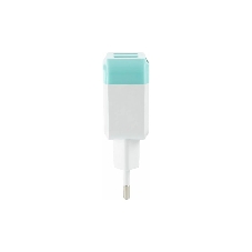 Сетевое зарядное устройство ENERGY ET-33, 2 USB разъема, 2,1А, белый (104291)