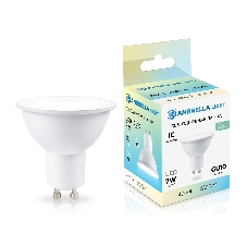 Лампа светодиодная	Ambrella light 190714 LED MR16 7W IC GU10 4000K 175-265V 38°