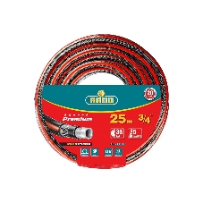 Шланг RACO PREMIUM 40300-3/4-25_z01 поливочный, 35атм., армированный, 5-ти слойный, 3/4