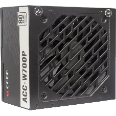 Блок питания Accord ACC-W700P, 700Вт, 80 PLUS WHITE, 120мм, черный