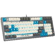 Клавиатура проводная A4Tech Bloody S98 Pixels Blue USB серый/бежевый