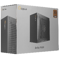 Блок питания Ocypus Delta P650, 650W, APFC, 80+ Bronze, ATX 2.53, 120мм Fan (P650-BF)