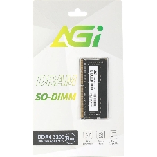 Оперативная память AGI Premier, DDR4, 8GB (1x8GB), 3200 MHz, CL22, без радиатора, SO-DIMM