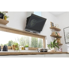 Вытяжка наклонная Gorenje WHI649X21P черный/серебристый, 60 см, 740 куб. м/ч, 67 дБ