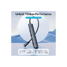 USB-концентратор Vention CKHHB, USB Type-C, USB/USB Type-C, USB