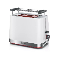 Тостер Bosch TAT4M221 белый, 970 Вт, 2 слота