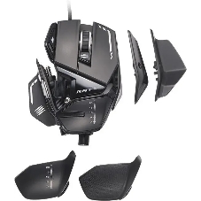 Мышь проводная Mad Catz R.A.T. 8+ черный, 16000 dpi, USB, кнопки - 11