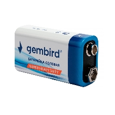 Батарейки солевые Gembird Gb-6F22-6B, тип Крона(6F22), 6шт, коробка