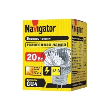 Лампа галогенная Navigator MR11 20Вт 12В 2000h